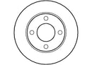 Disctech Brake Disc - Fits Audi, Bmw - ABD2739 - Rear Axle