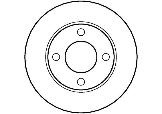 Disctech Brake Disc - Fits Audi, Bmw - ABD2739 - Rear Axle