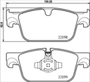 Brembo Brake Pad Set - P86028