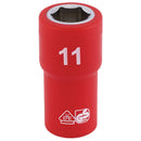 Draper Expert 11mm VDE 1/4" Insul. Socket - 31485