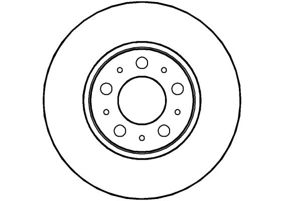 Disctech Brake Disc - Fits Volvo - ABD2732 - Front Axle