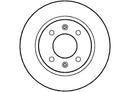 Disctech Brake Disc - Fits Hyundai, Opel - ABD2203 - Front Axle