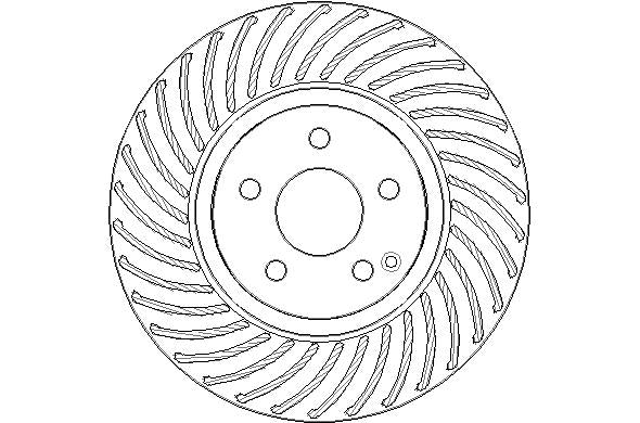 Disctech Brake Disc - Fits Mercedes-benz - ABD3103 - Front Axle