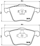 Brembo Brake Pad Set - P86018