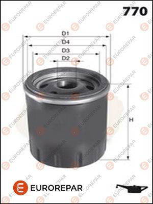 Eurorepar Oil Filter - E149146