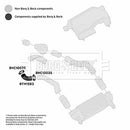 Borg & Beck Turbo Hose Part No -BTH1583