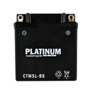 Platinum Motorcycle Battery - MF AGM 5Ah 60Cca WC