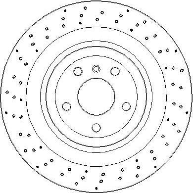 Disctech Brake Disc - Fits Ford, Mercedes-benz - ABD3973 - Rear Axle