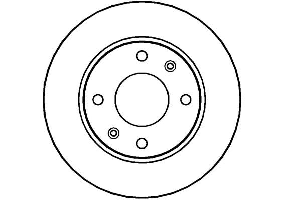 Disctech Brake Disc - Fits Kia - ABD2805 - Front Axle