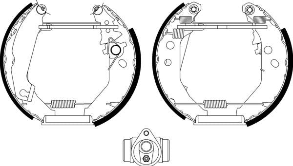 Mintex Brake Shoe Kits fits -Ford MSP185 (also fits other vehicles)