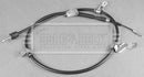 Borg & Beck Brake Cable Rear LH -BKB3830