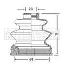 First Line Cv Joint Boot Kit Part No -FCB2744