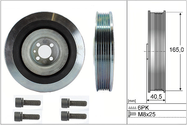 INA Belt Pulley Set Crankshaft Part No - 544008020