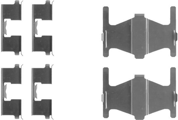Textar Brake Pad Fitting Kit - 82057800