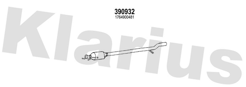 Klarius 390932 - Catalyst & Dpf Combined  - Fits Mercedes A180  1.8CDi