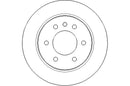 Disctech Brake Disc - Fits Mercedes-benz, Vw - ABD3334 - Rear Axle