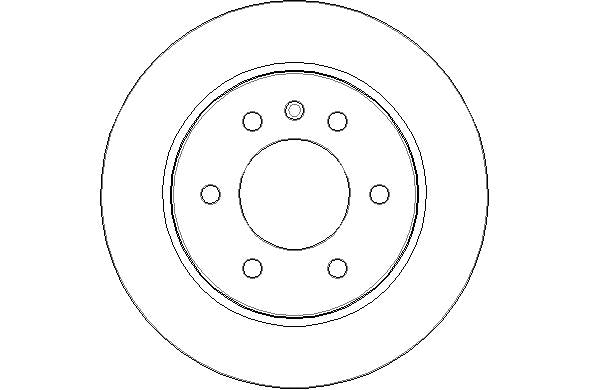 Disctech Brake Disc - Fits Mercedes-benz, Vw - ABD3334 - Rear Axle