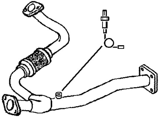 Klarius 301786 - Front Pipe For Cat