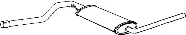 Klarius VW813P - Box With Centre Pipe