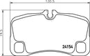 Mintex Brake Pad Set fits -Porsche MDB2937 (also fits other vehicles)
