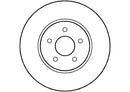 Disctech Brake Disc - Fits Ford - ABD2052 - Front Axle