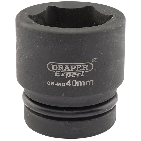 Expert HI-TORQ 6 Point Impact Socket, 1" Sq Dr, 40mm