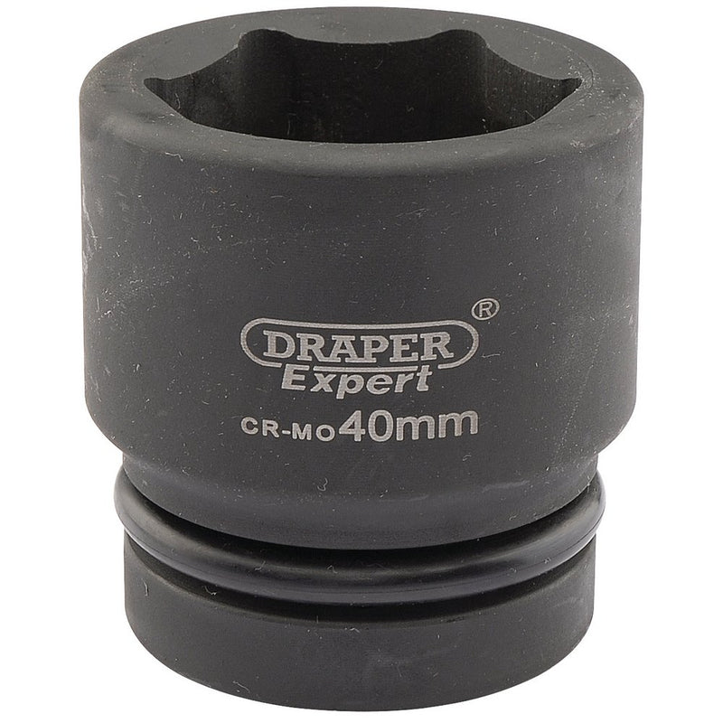 Expert HI-TORQ 6 Point Impact Socket, 1" Sq Dr, 40mm