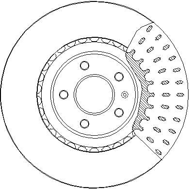 Disctech Brake Disc - Fits Audi, Mercedes-benz - ABD3267 - Front Axle