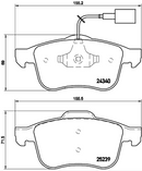 Brembo Brake Pad Set - P23132