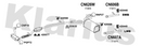Klarius CN626W - Box With Centre Pipe  - Fits Citroen Dispatch 2.0HDi