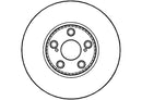 Disctech Brake Disc - Fits Toyota - ABD2253 - Front Axle