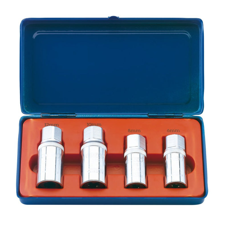 Stud Extractor Set, 1/2" Sq Dr (4 Piece)
