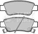 Key Parts Brake Pad Set -KBP2072