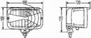 HELLA 1LB 007 145-047 Halogen-Headlight 7145 - 12V