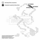 Borg & Beck Turbo Hose Part No -BTH1688