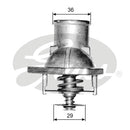 Gates Thermostat, coolant - TH15182G1