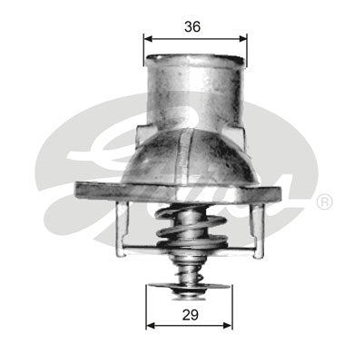 Gates Thermostat, coolant - TH15182G1