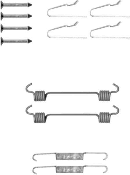 Textar Brake Shoe Fitting Kit - 97034600
