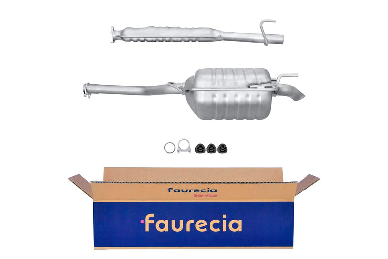 FAURECIA 8LD 366 034-461 Rear Muffler - Easy2Fit® Kit - fits RENAULT MASTER II