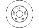 Disctech Brake Disc - Fits Honda, Mini - ABD2500 - Front Axle