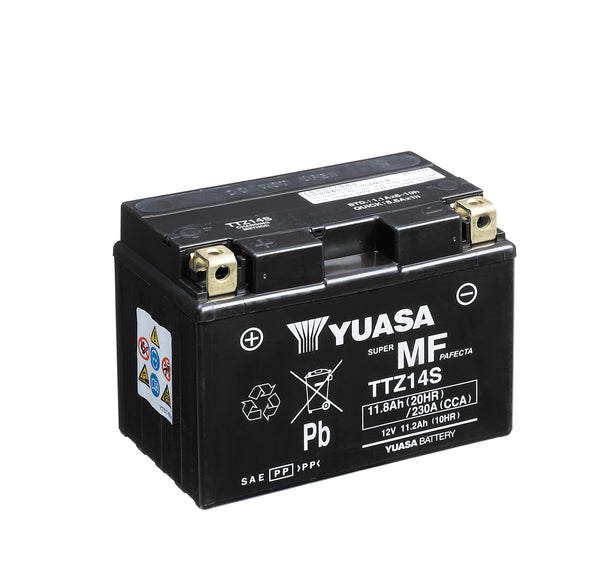 TTZ14S (CP) 12V Yuasa MF VRLA Motorcycle Battery