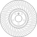 Disctech Brake Disc - Fits Bmw - ABD4060 - Front Axle Right