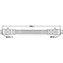 Borg & Beck Brake Hose Part No -BBH6785