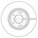 Borg & Beck Brake Disc Pair Part No -BBD4523