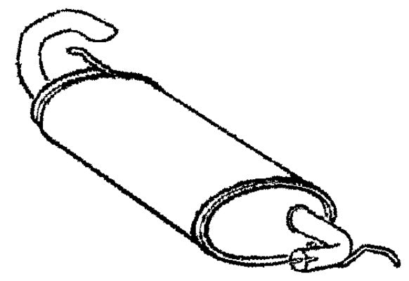 Klarius LR188W - Box With Tail Pipe