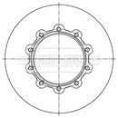 Borg & Beck Brake Disc - BBD32839
