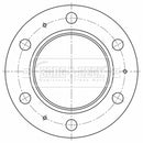 Borg & Beck Brake Disc  - BBD32636