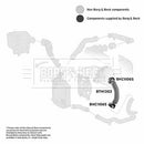 Borg & Beck Turbo Hose Part No -BTH1353