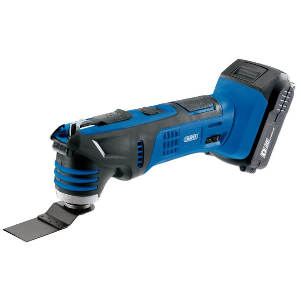 D20 20V Oscillating Multi-Tool, 1 x 2.0Ah Battery, 1 x Charger (9 Piece)