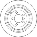 Disctech Brake Disc - Fits Land rover, Nissan - ABD2957 - Rear Axle